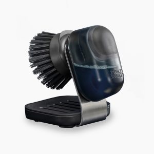 SinkTech  Compact Soap Dispensing Dish Brush with Steel Stand