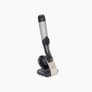 SinkTech Soap Dispensing Dish Brush with Steel Stand