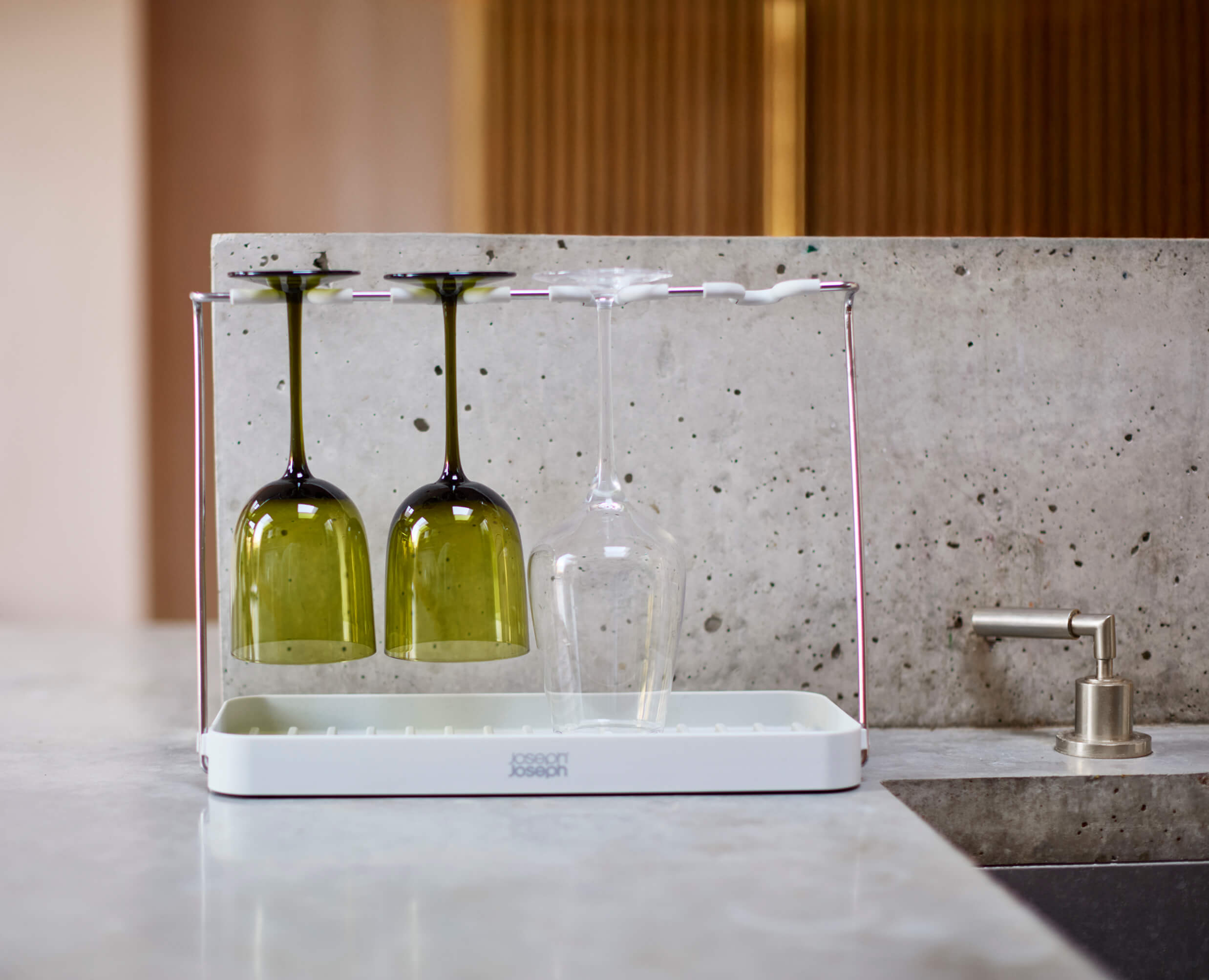 DrySmart Folding Wine Glass Drying Rack - Image 5