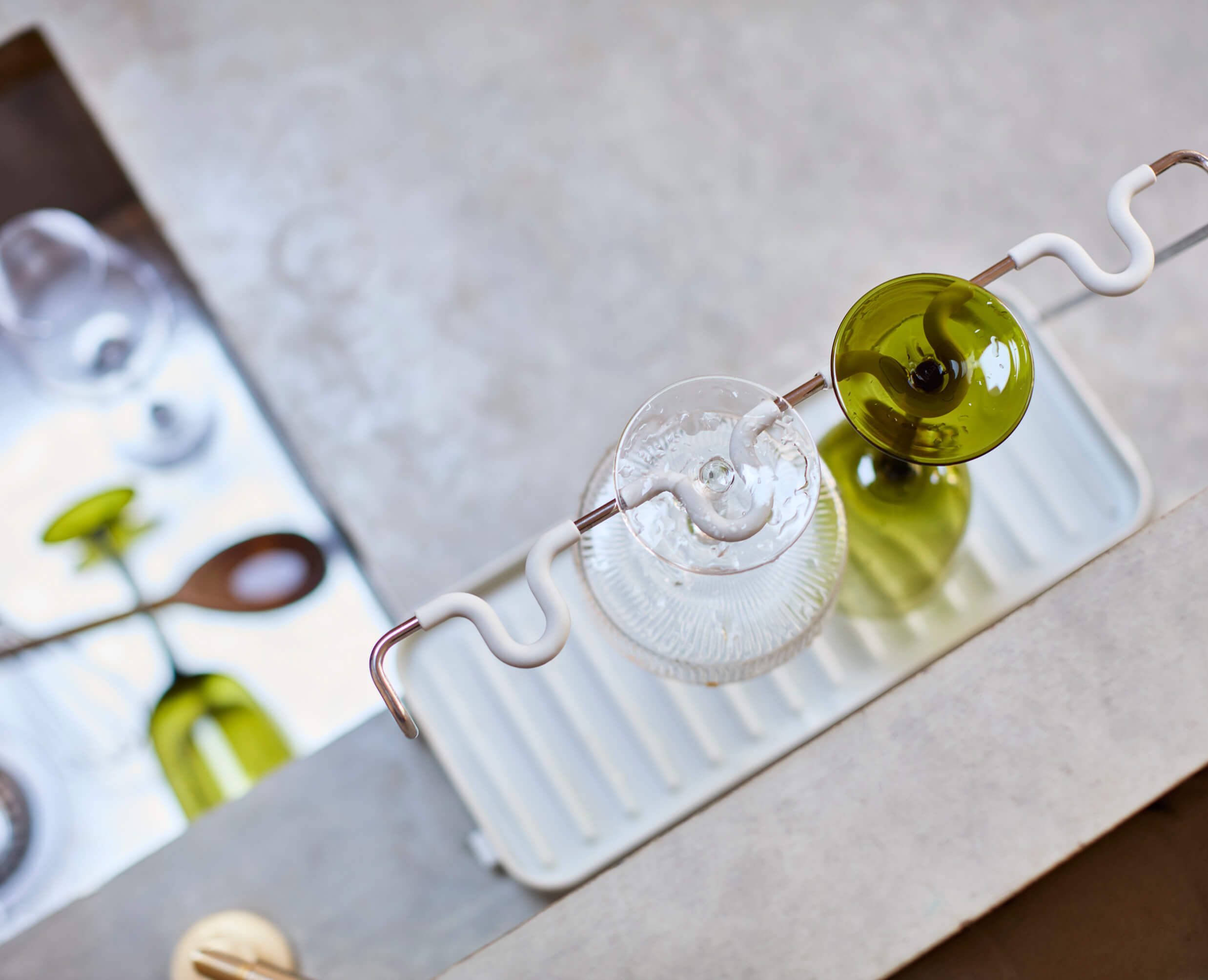 DrySmart Folding Wine Glass Drying Rack - Image 4