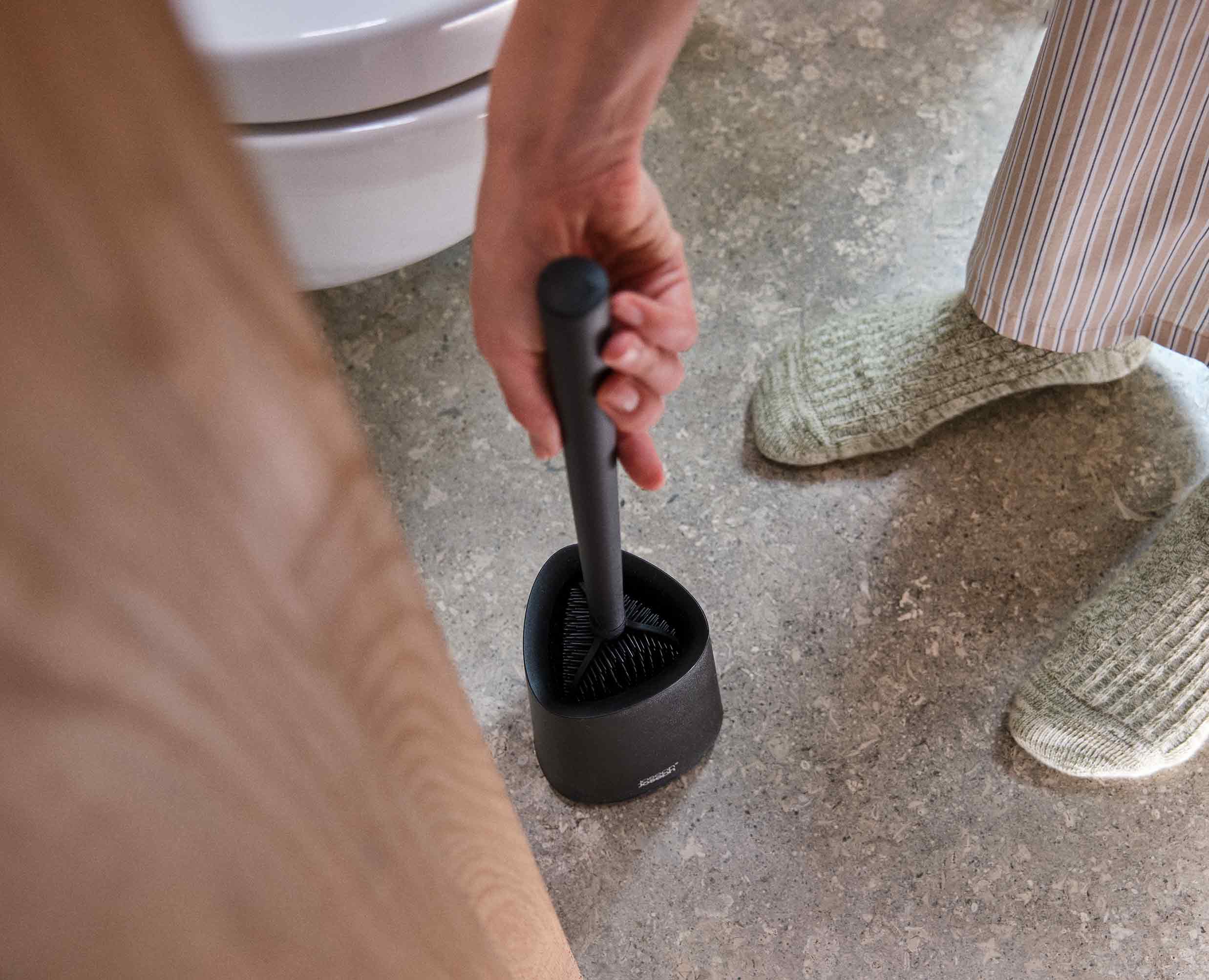 Flex 360 Lite Matt Black Toilet Brush - Image 3