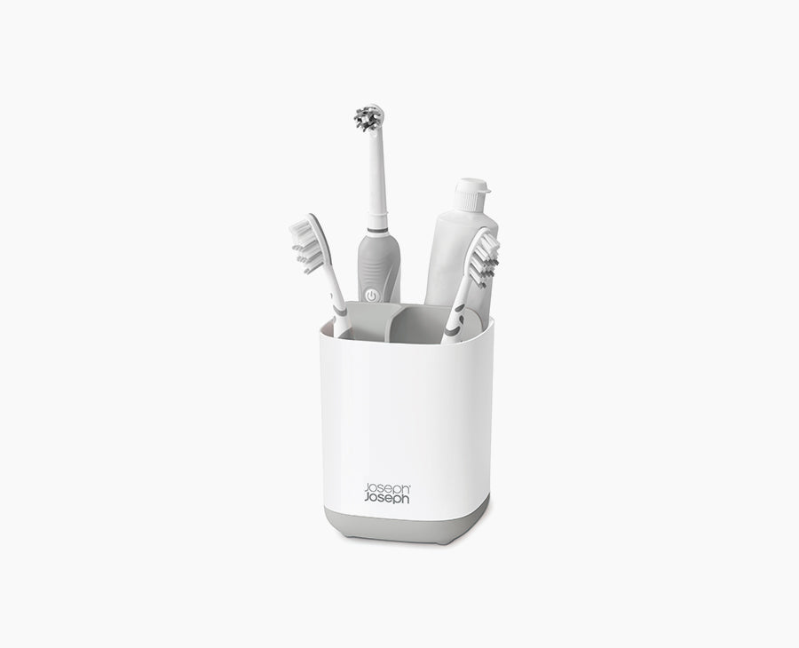EasyStore Light Gray Toothbrush Holder