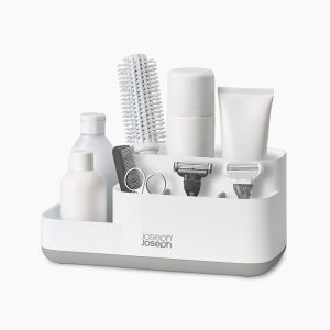 EasyStore Light Gray Bathroom Storage Caddy
