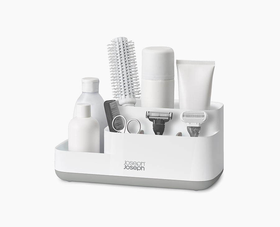 EasyStore Light Gray Bathroom Storage Caddy