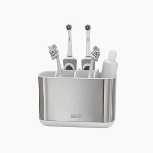 EasyStore Stainless-steel Large Toothbrush Holder