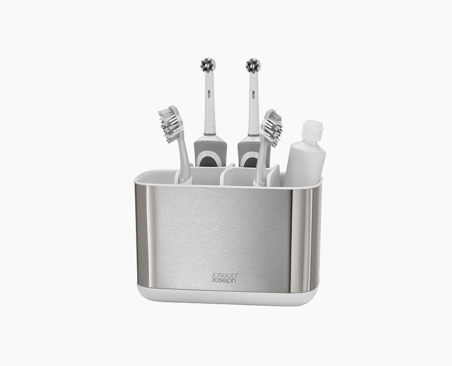 EasyStore Stainless-steel Large Toothbrush Holder
