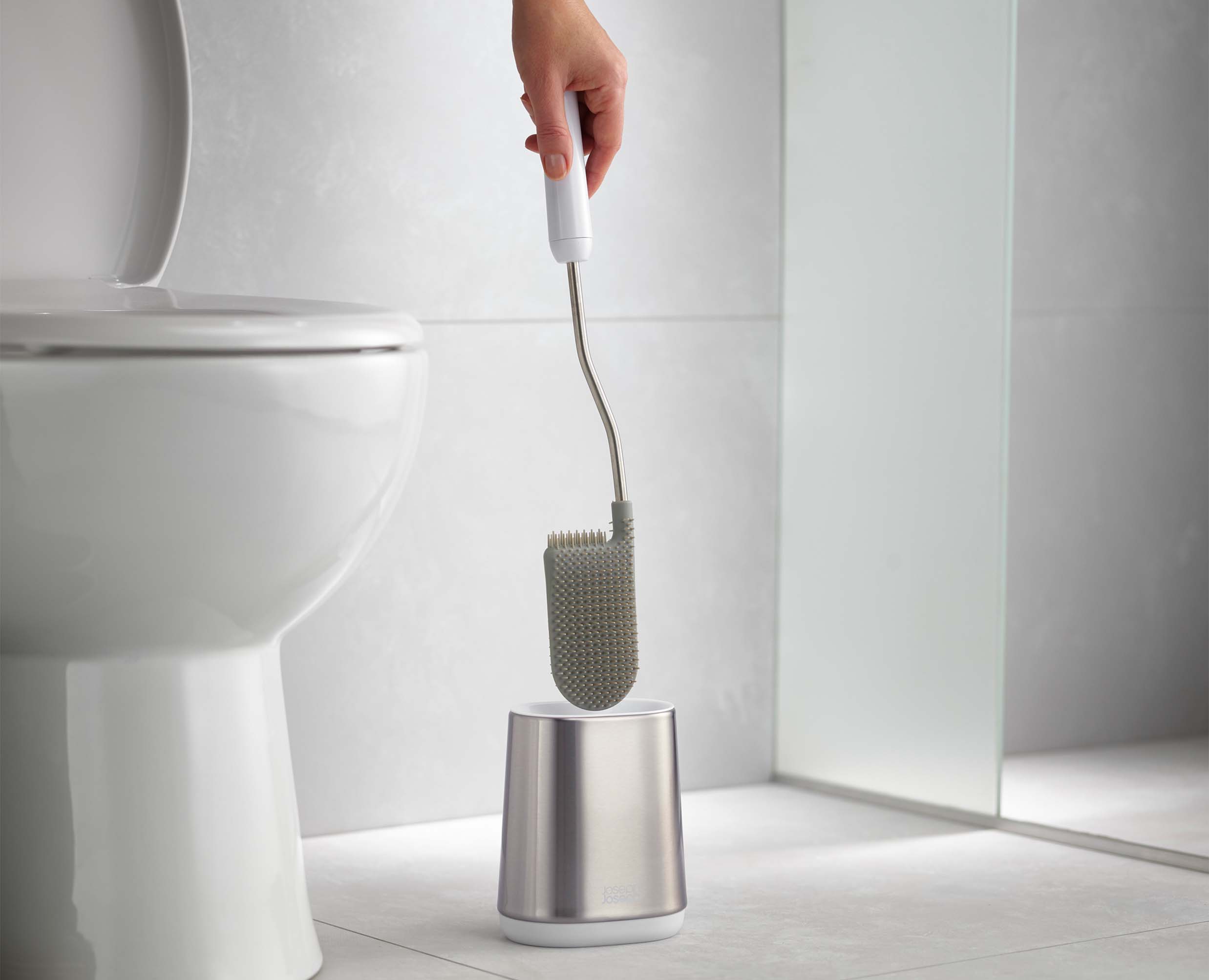Flex Lite Stainless-steel Toilet Brush - Image 3