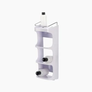 Capsule 4-tier White Shower Shelf