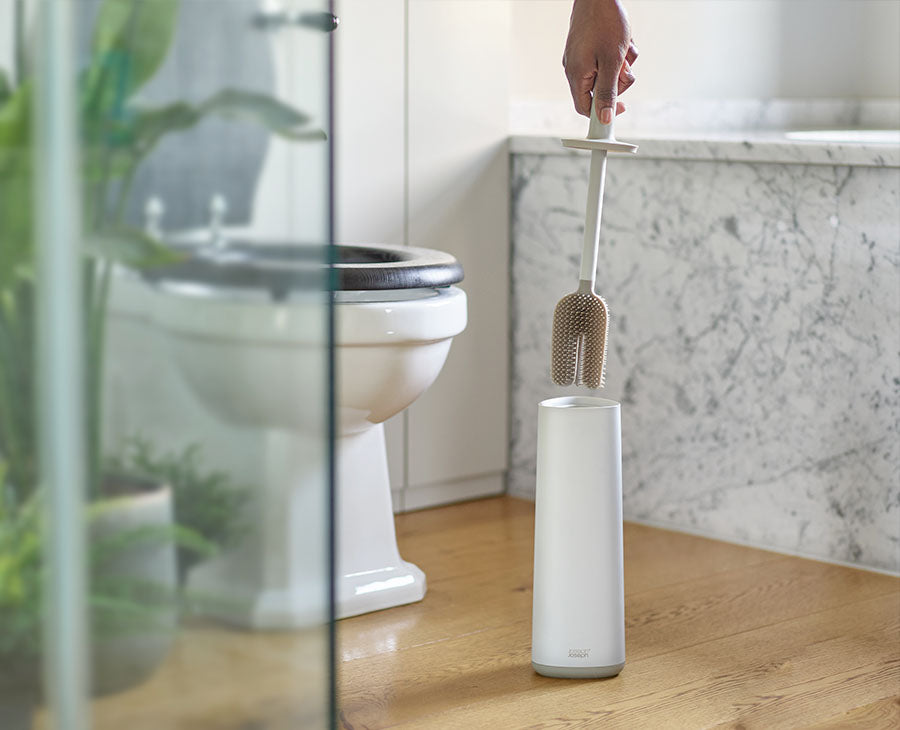 Flex 360 Matt Ecru Toilet Brush - Image 2