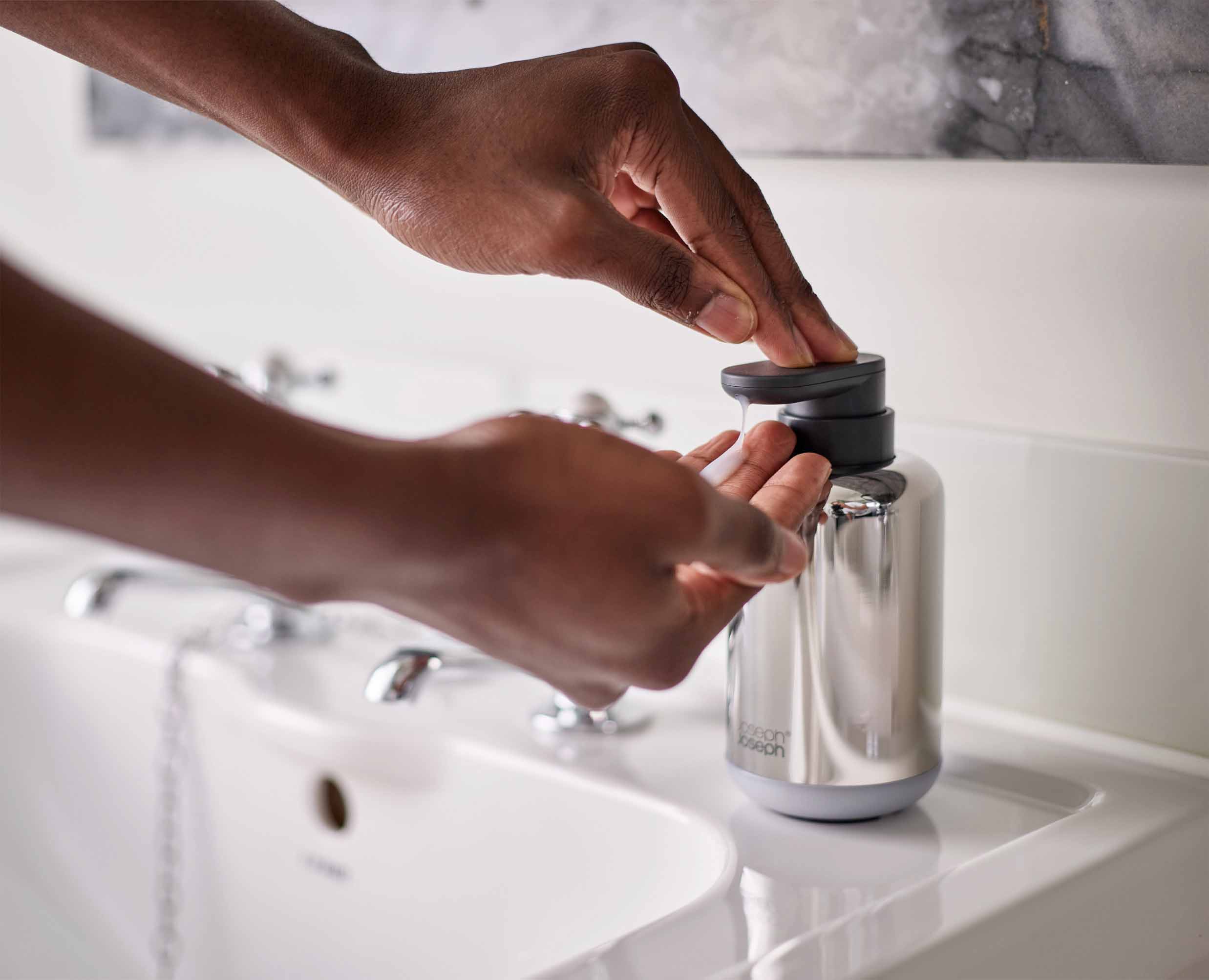 EasyStore Luxe Stainless-steel Soap Pump - Image 3