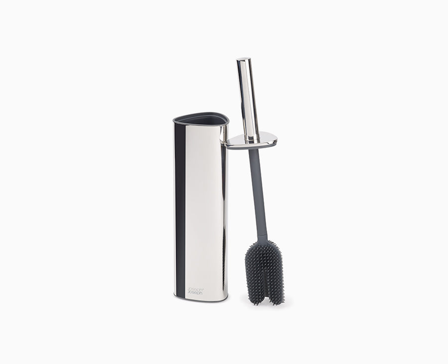 Flex 360 Luxe Toilet Brush with Stainless-steel Finish