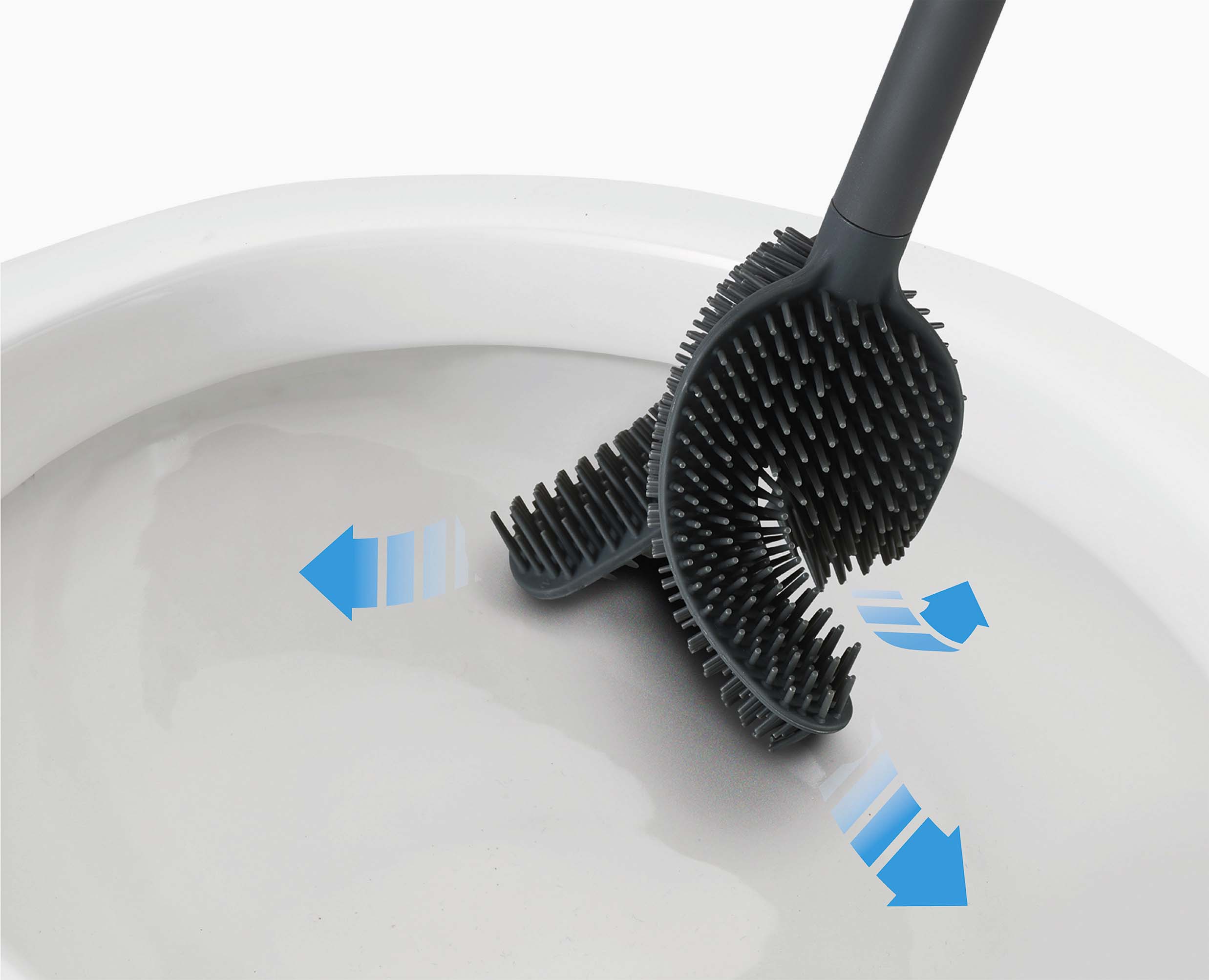 Flex 360 Luxe Toilet Brush with Stainless-steel Finish - Image 4