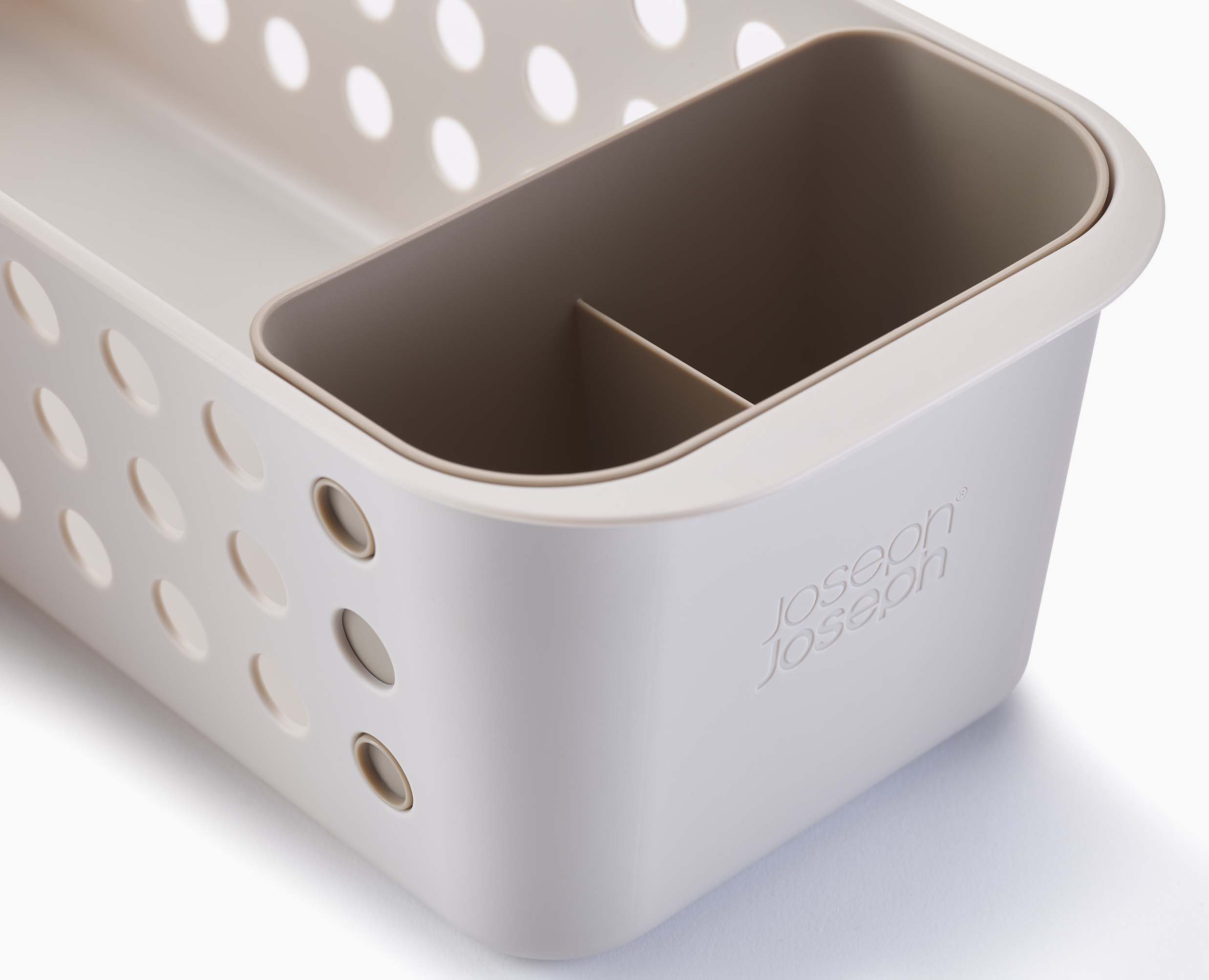 EasyStore Slimline Ecru Bathroom Storage Basket - Image 5