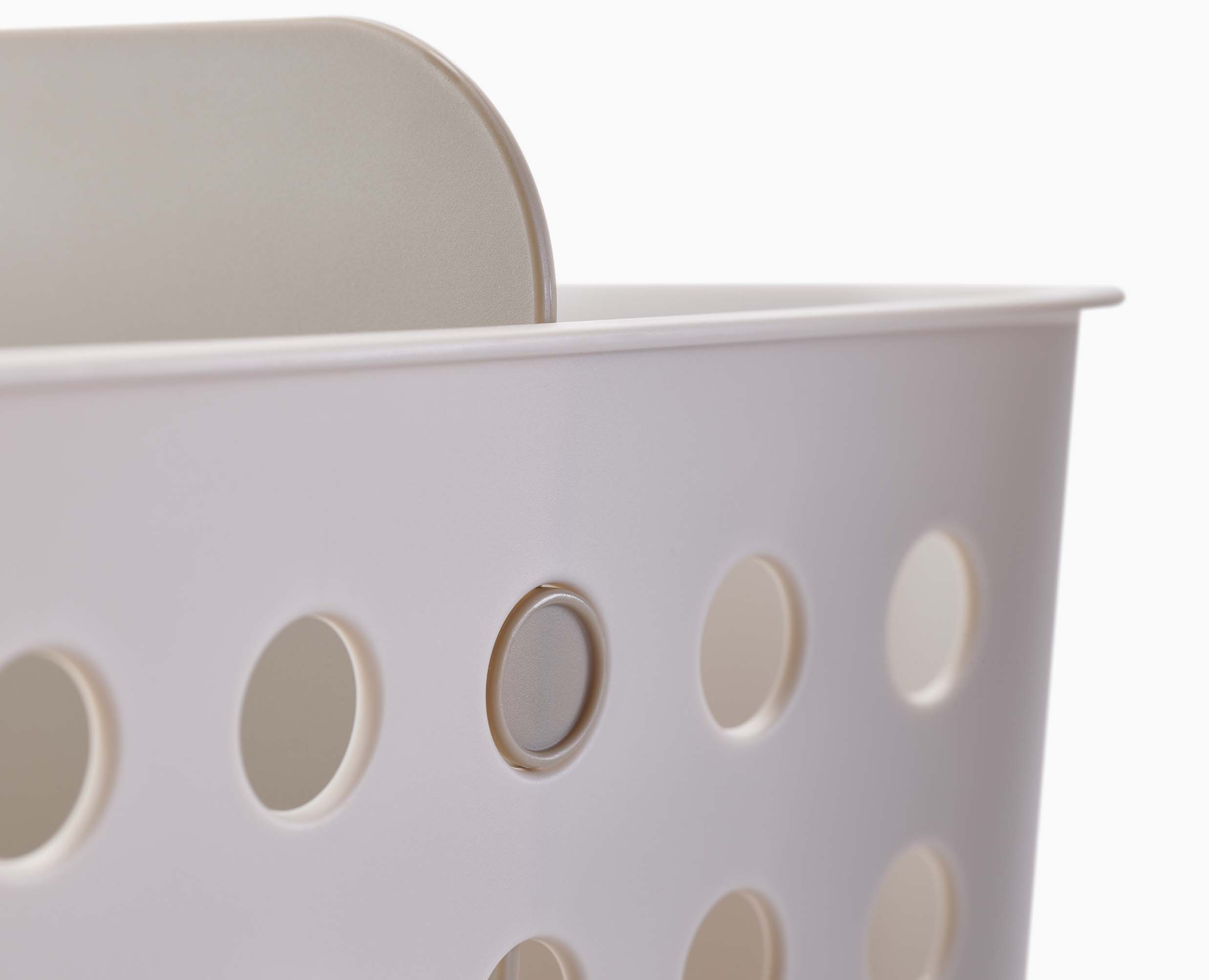 EasyStore Slimline Ecru Bathroom Storage Basket - Image 6