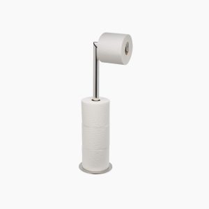 EasyStore  Luxe 2-in-1 Stainless-steel Toilet Paper Stand