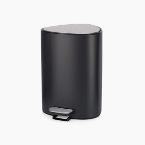 EasyStore  5L Matt Black Bathroom Pedal Trash Can