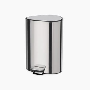 EasyStore  Luxe 5L Stainless-steel Bathroom Pedal Trash Can