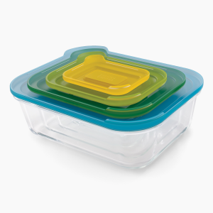 Nest  Glass Multicolor Food Storage Set