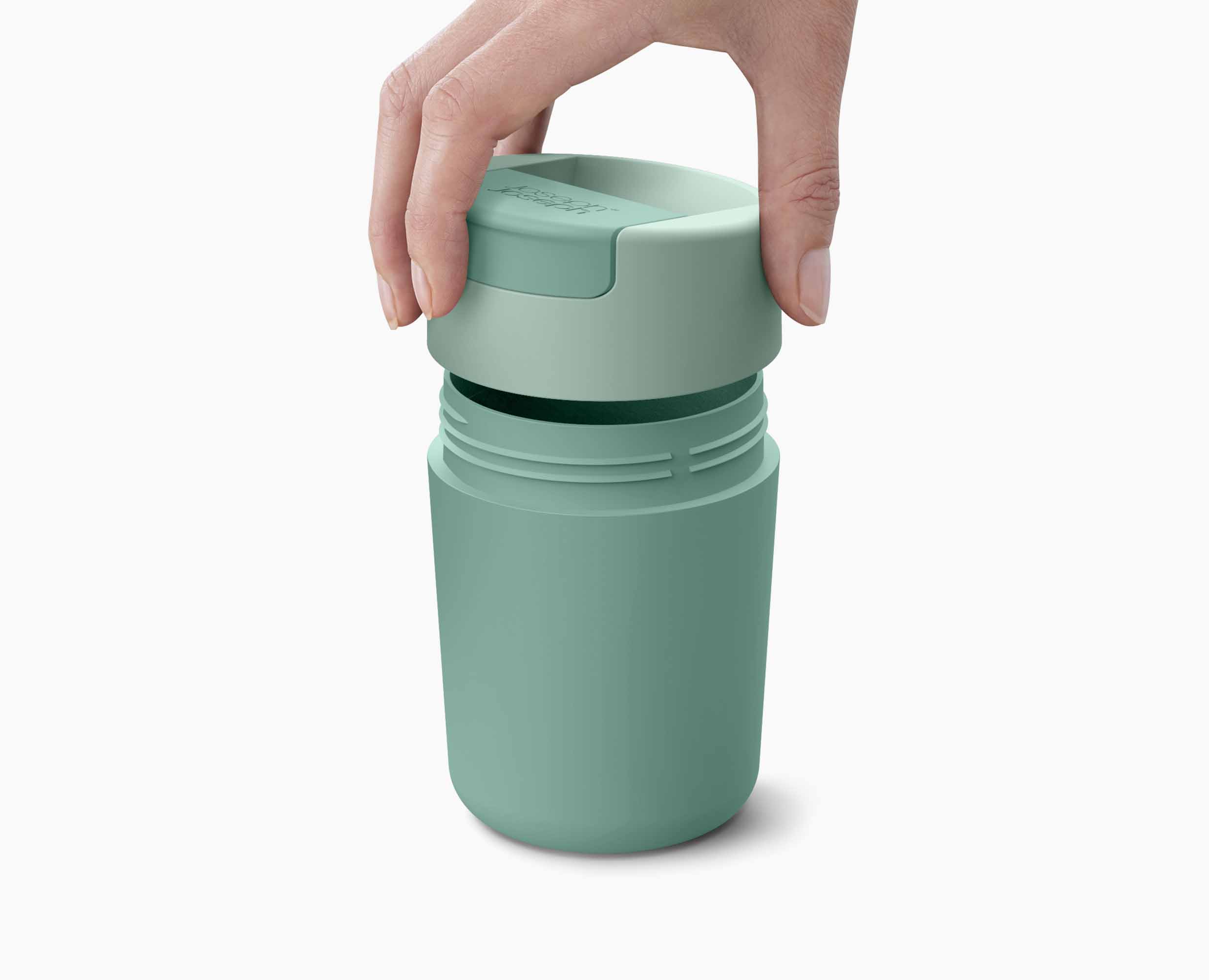 Sipp?? Green Travel Mug with Hygienic Lid 340ml - Image 5