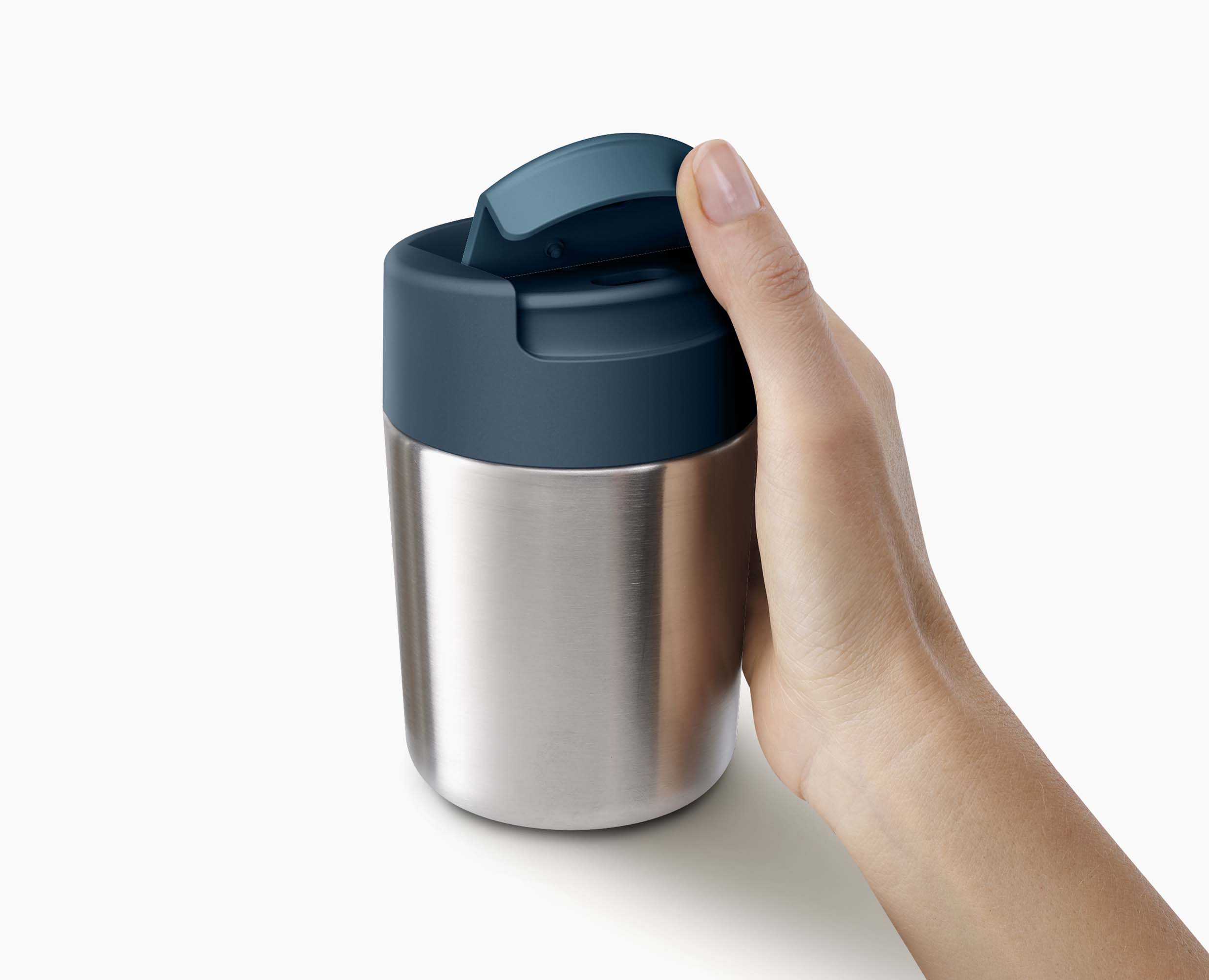 Sipp?? Stainless-steel Travel Mug with Hygienic Lid 340ml - Image 4