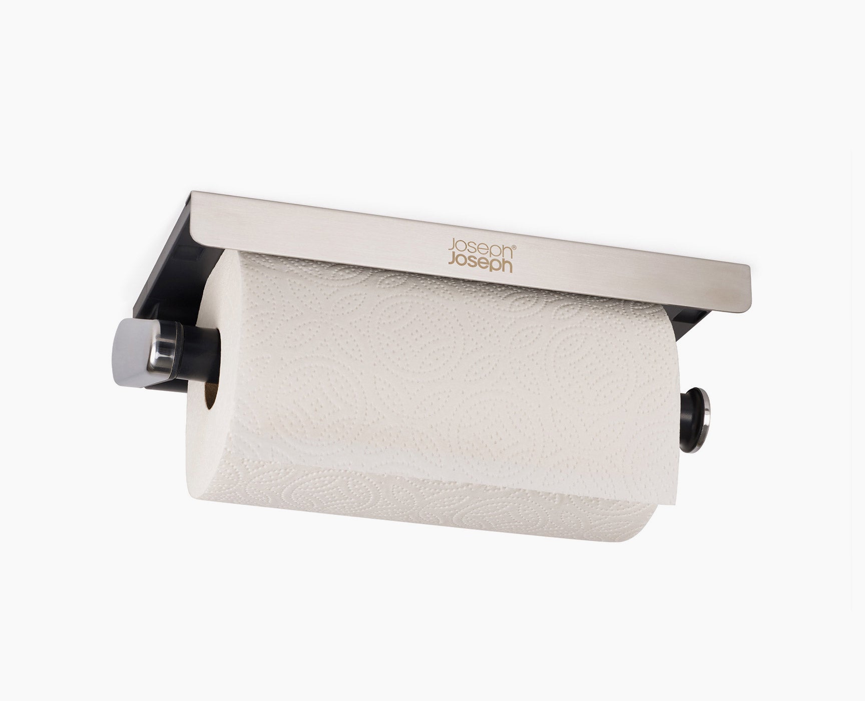 RollGrip Under-Shelf Stainless-Steel Paper Towel Holder