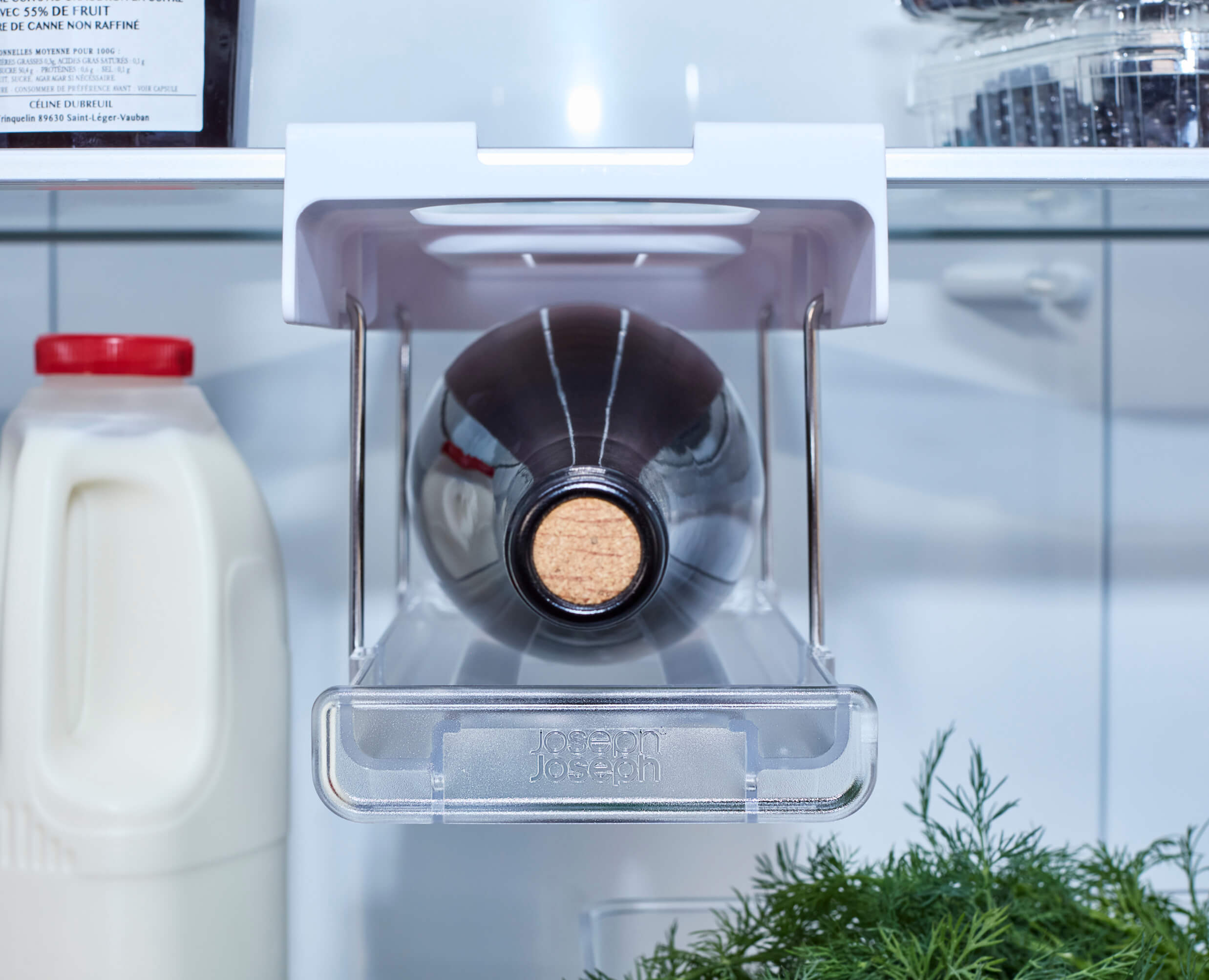FridgeStore Under-Shelf Collapsible Bottle Holder - Image 5