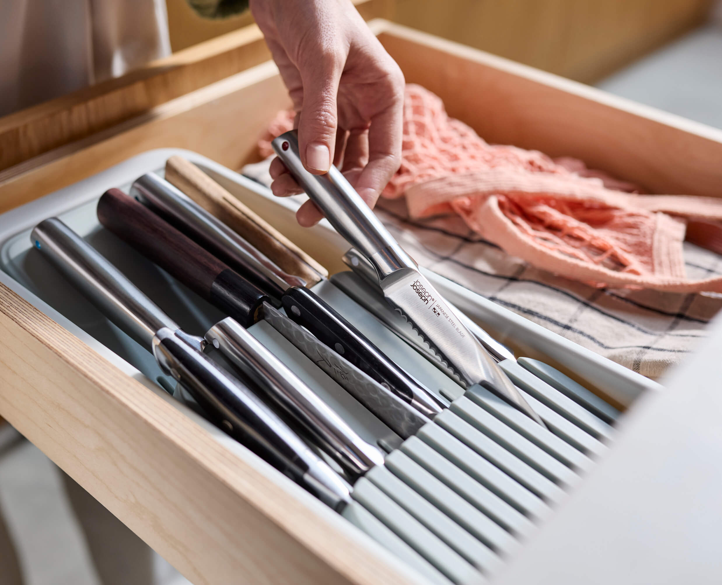 DrawerStore 2-Tier Compact Knife Organizer - Image 2