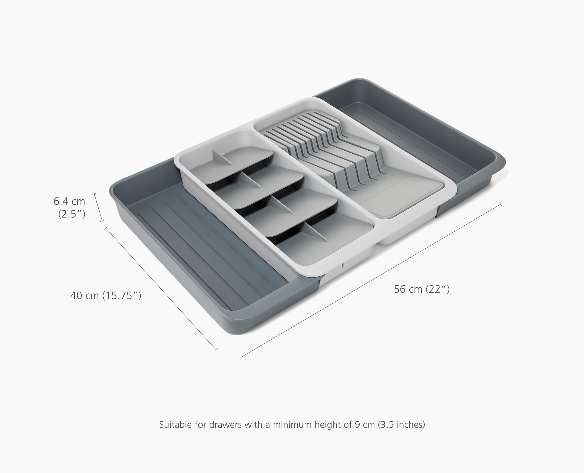 DrawerStore Expanding Tiered Cutlery. Utensil. Gadget & Knife Organizer - Image 7