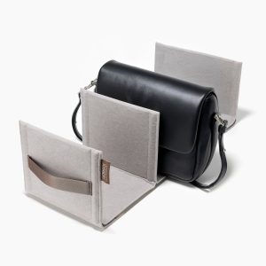 Orderly Ecru Bag & Purse Closet Organizer