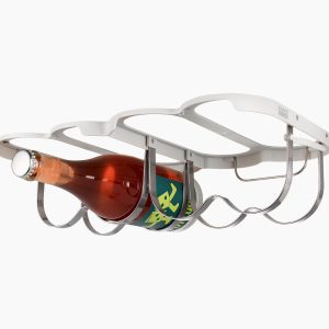 Cradle Under-Shelf Folding Wine Bottle Rack