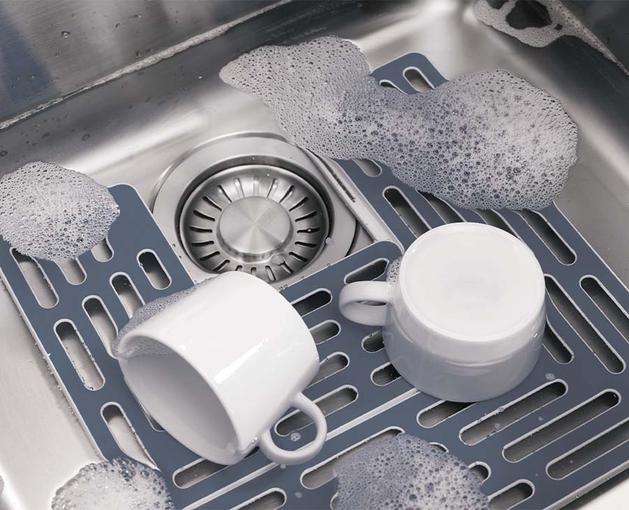 Sink Saver Gray Adjustable Sink Mat - Image 2