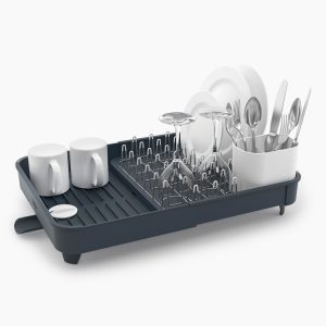 Extend Gray Expandable Dish Drainer