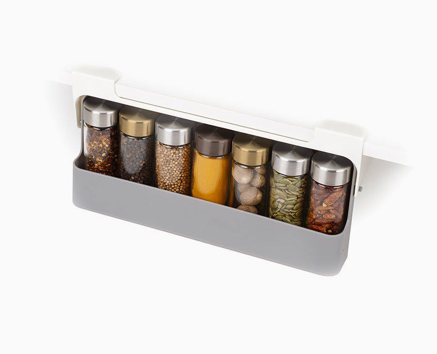 CupboardStore Gray Under-shelf Spice Rack