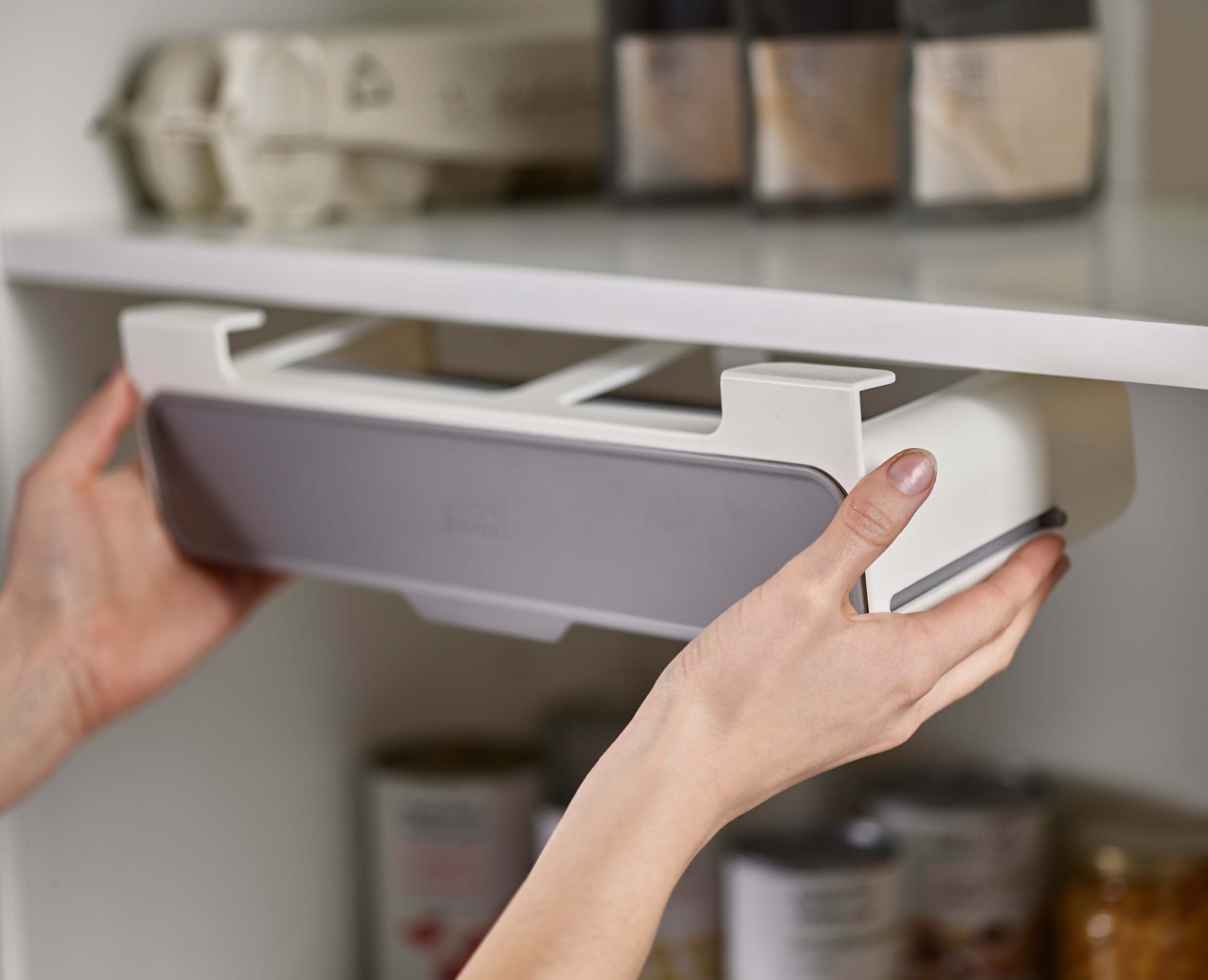 CupboardStore Gray Under-shelf Spice Rack - Image 4