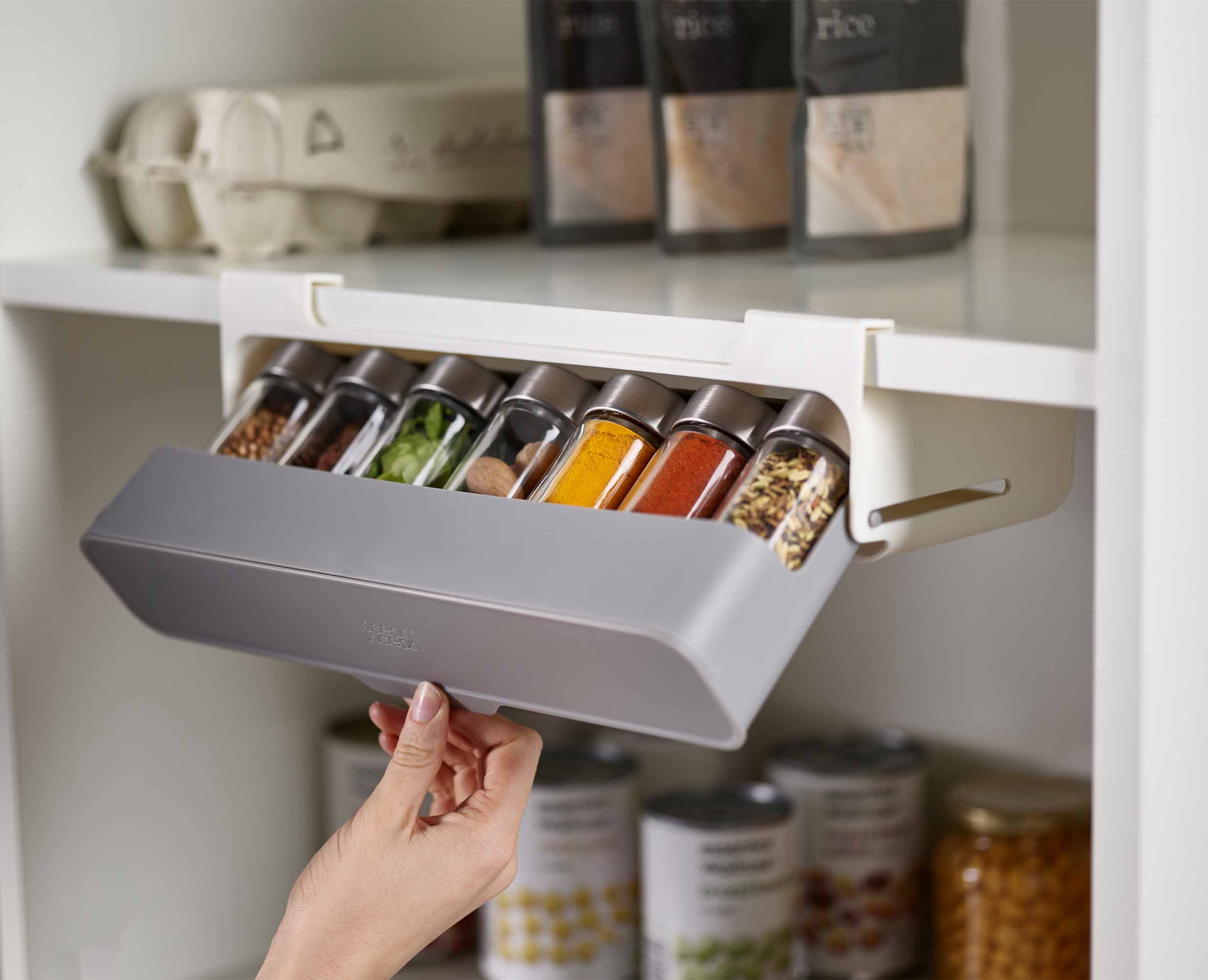 CupboardStore Gray Under-shelf Spice Rack - Image 5