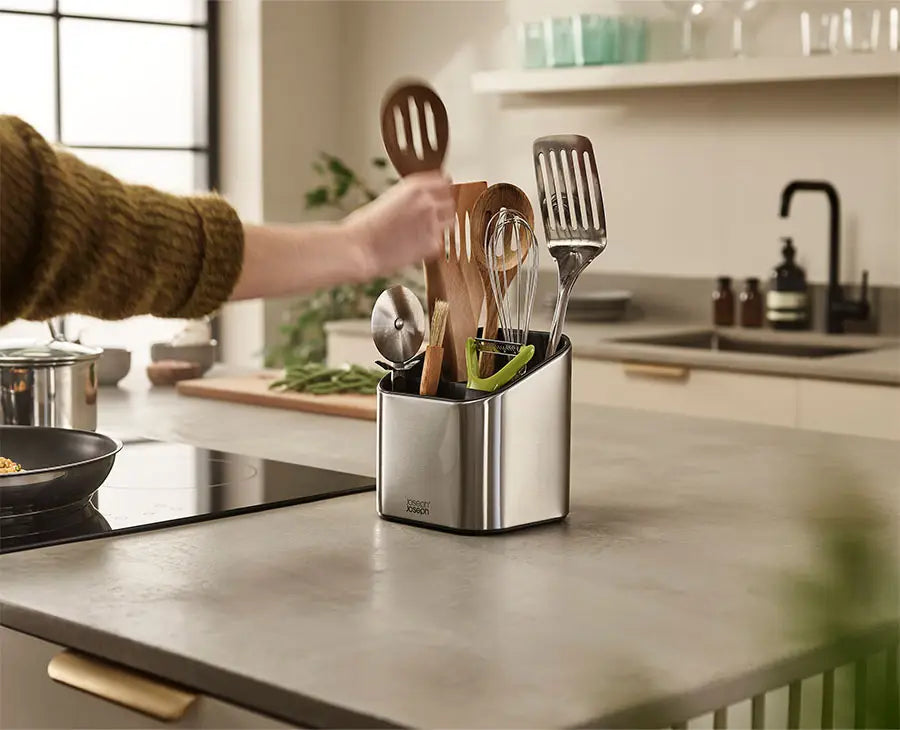 Surface Tiered Stainless-steel Utensil Pot - Image 2