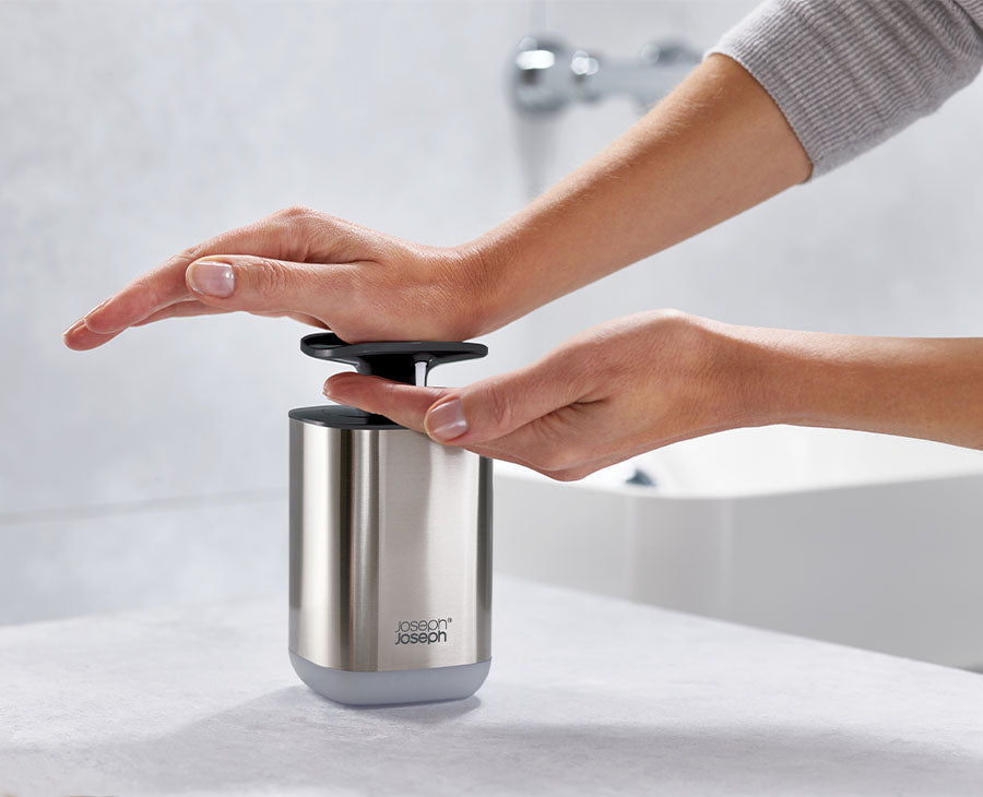 Presto Steel Gray Hygienic Soap Dispenser - Image 2