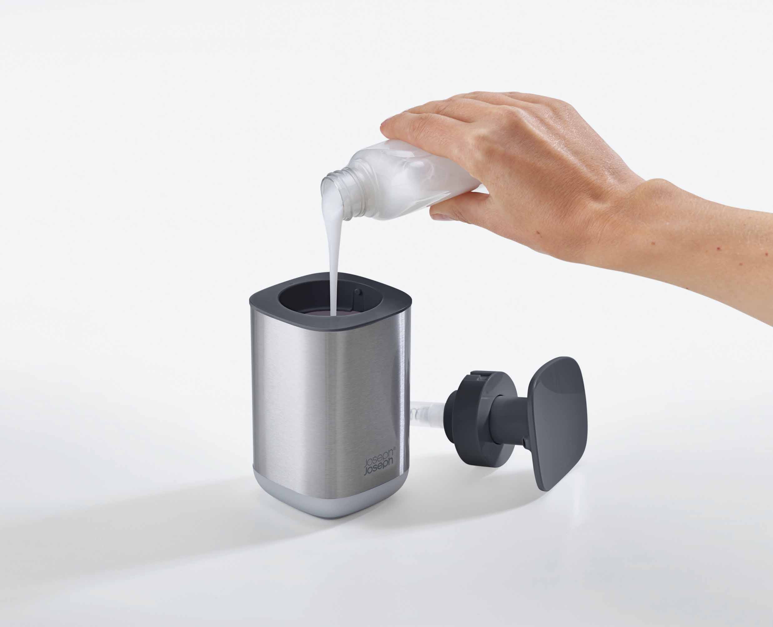 Presto Steel Gray Hygienic Soap Dispenser - Image 5