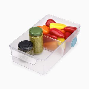 FridgeStore  Large Clear Storage Bin