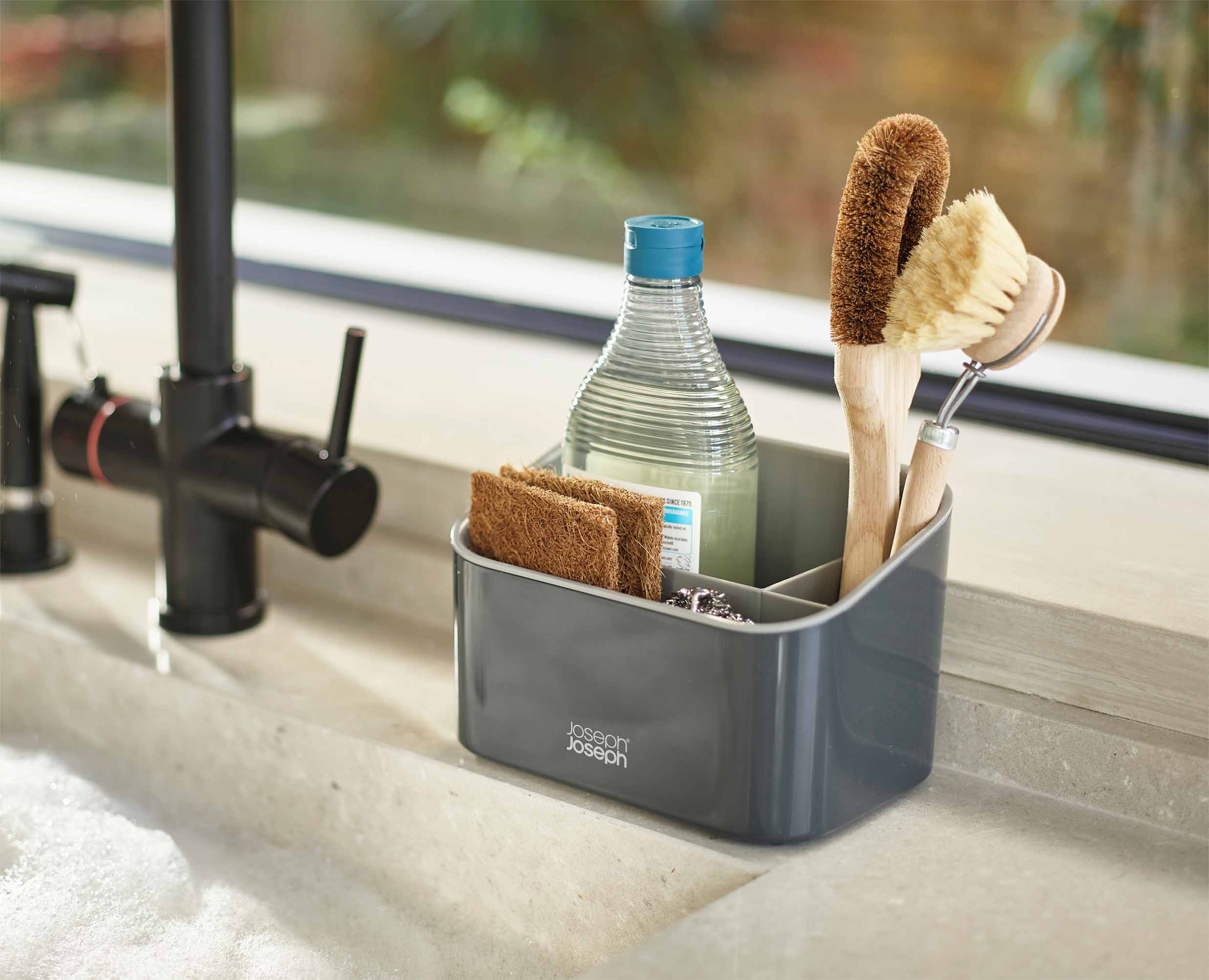 SinkStore Tiered Gray Sink Tidy - Image 3
