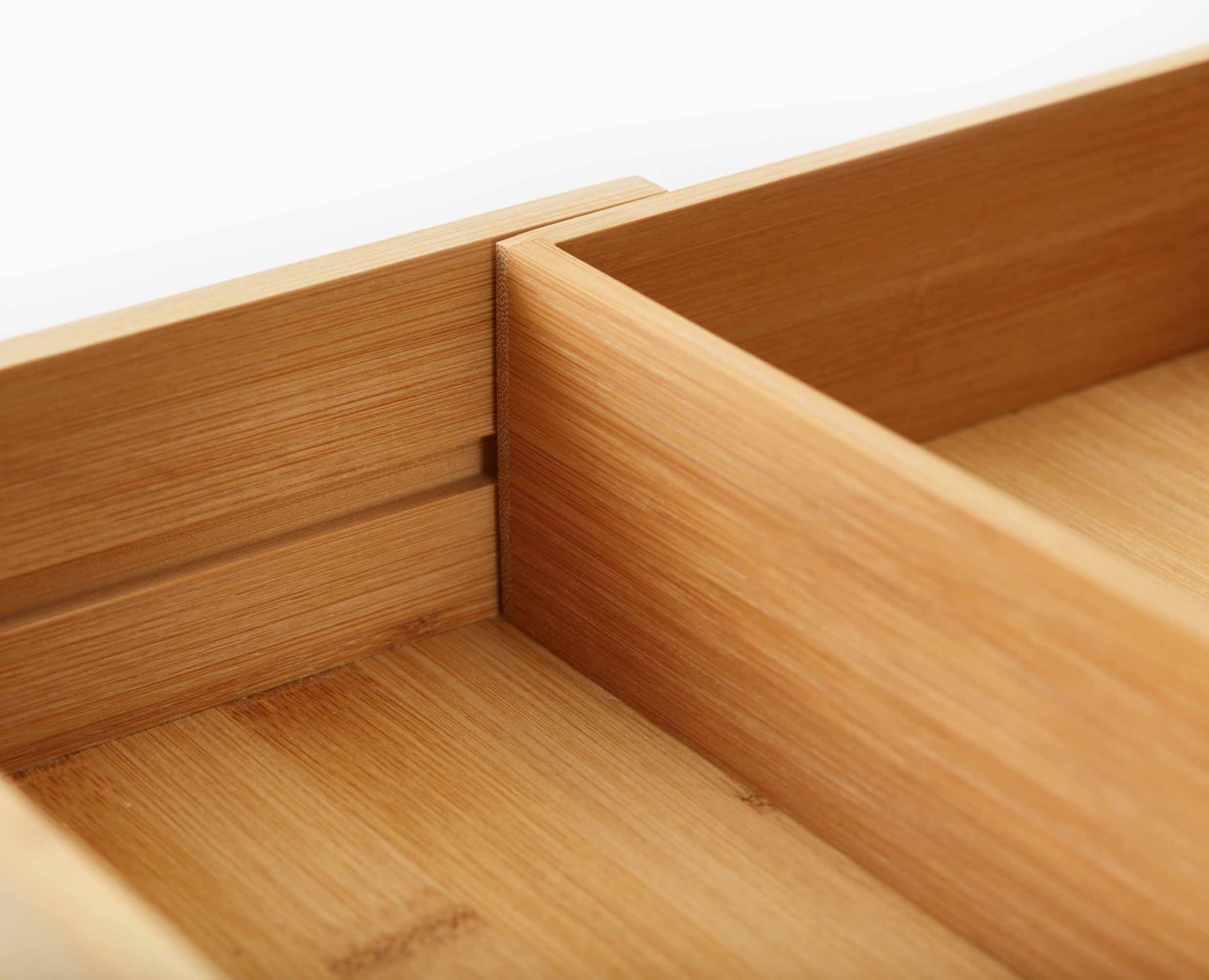 DrawerStore Bamboo Expanding Cutlery. Utensil & Gadgets Organizer - Image 6