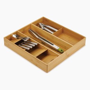 DrawerStore Bamboo Cutlery. Utensil & Gadget Organizer