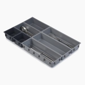 Blox 7-piece Gray Drawer Organizer Set