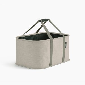 Hold-All  Ecru Collapsible 35L Laundry Basket
