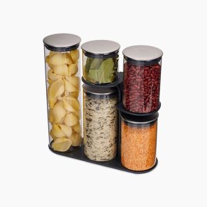 Podium  Stainless-steel Storage Container Set