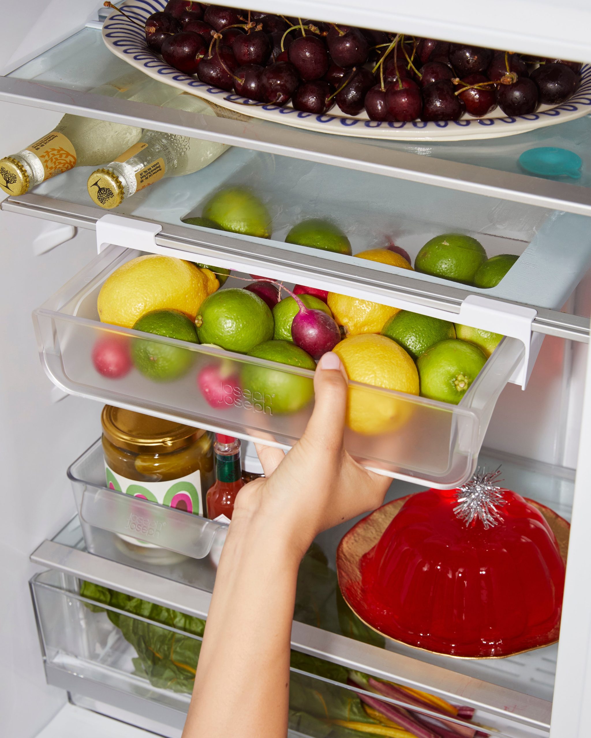 2-piece FridgeStore Clear Under-shelf Drawer & Storage Bin Set - Image 2