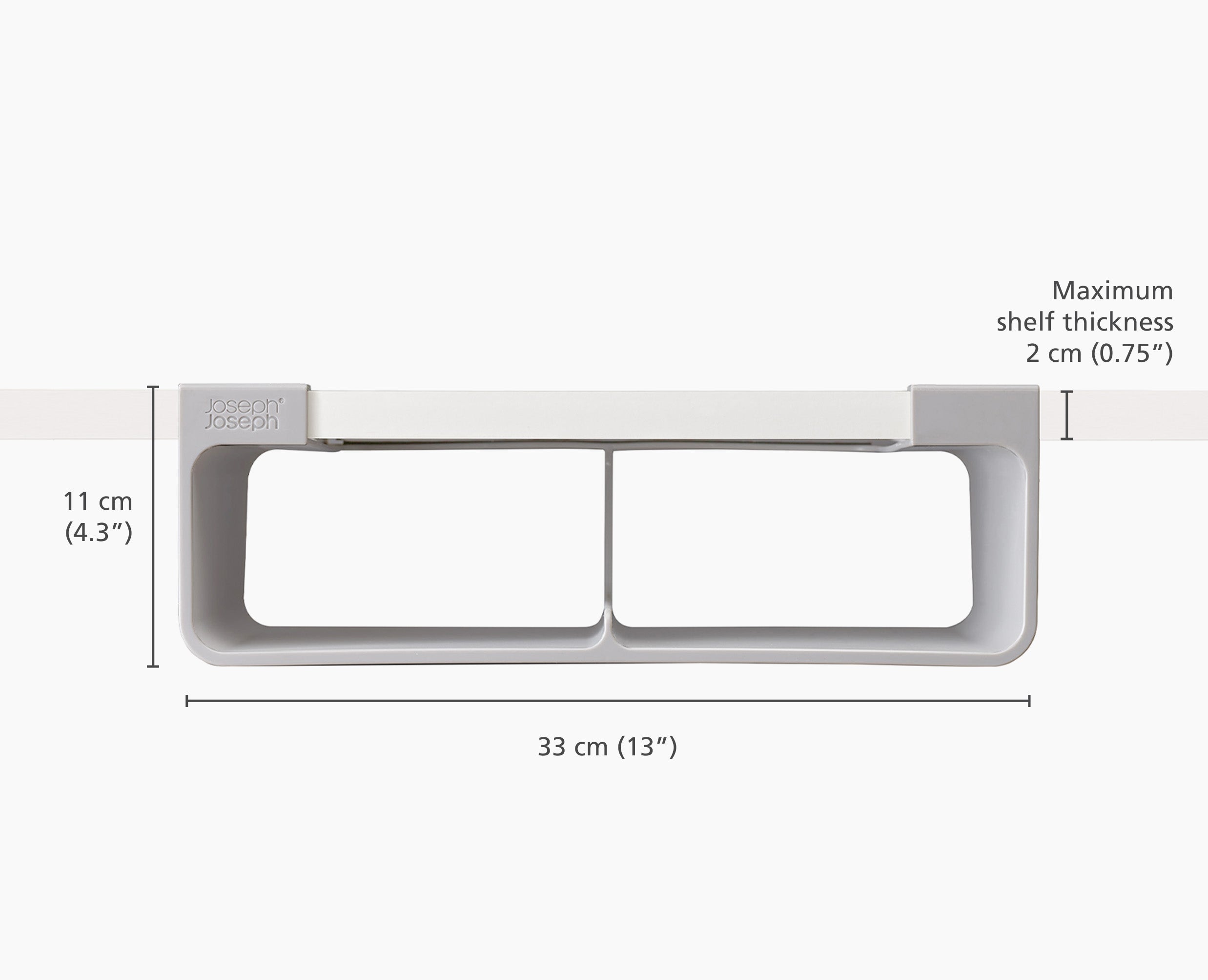 CupboardStore Large Gray Film. Foil & Bag Organizer - Image 5