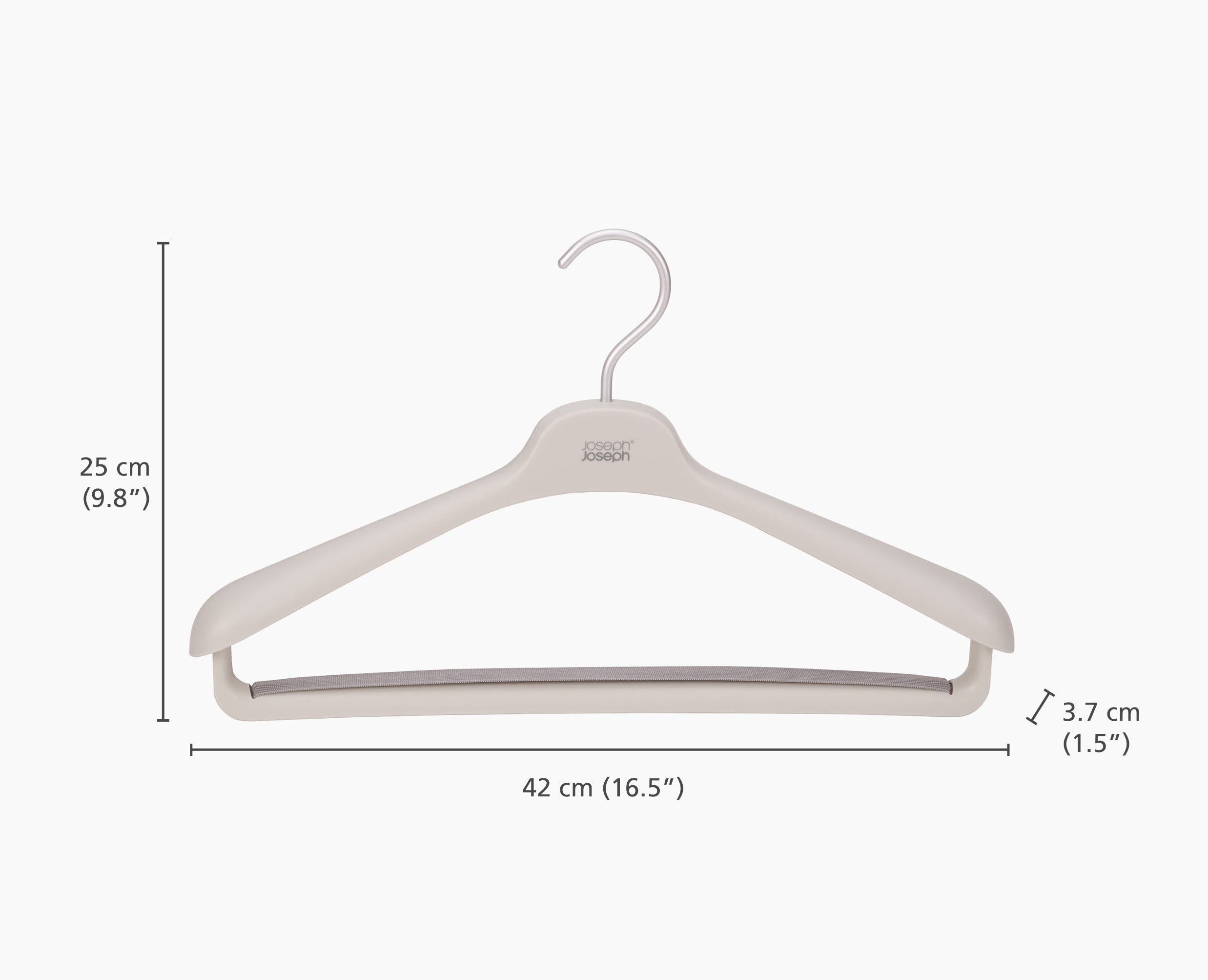 Orderly Set of 2 Ecru Suit & Coat Hangers - Image 5