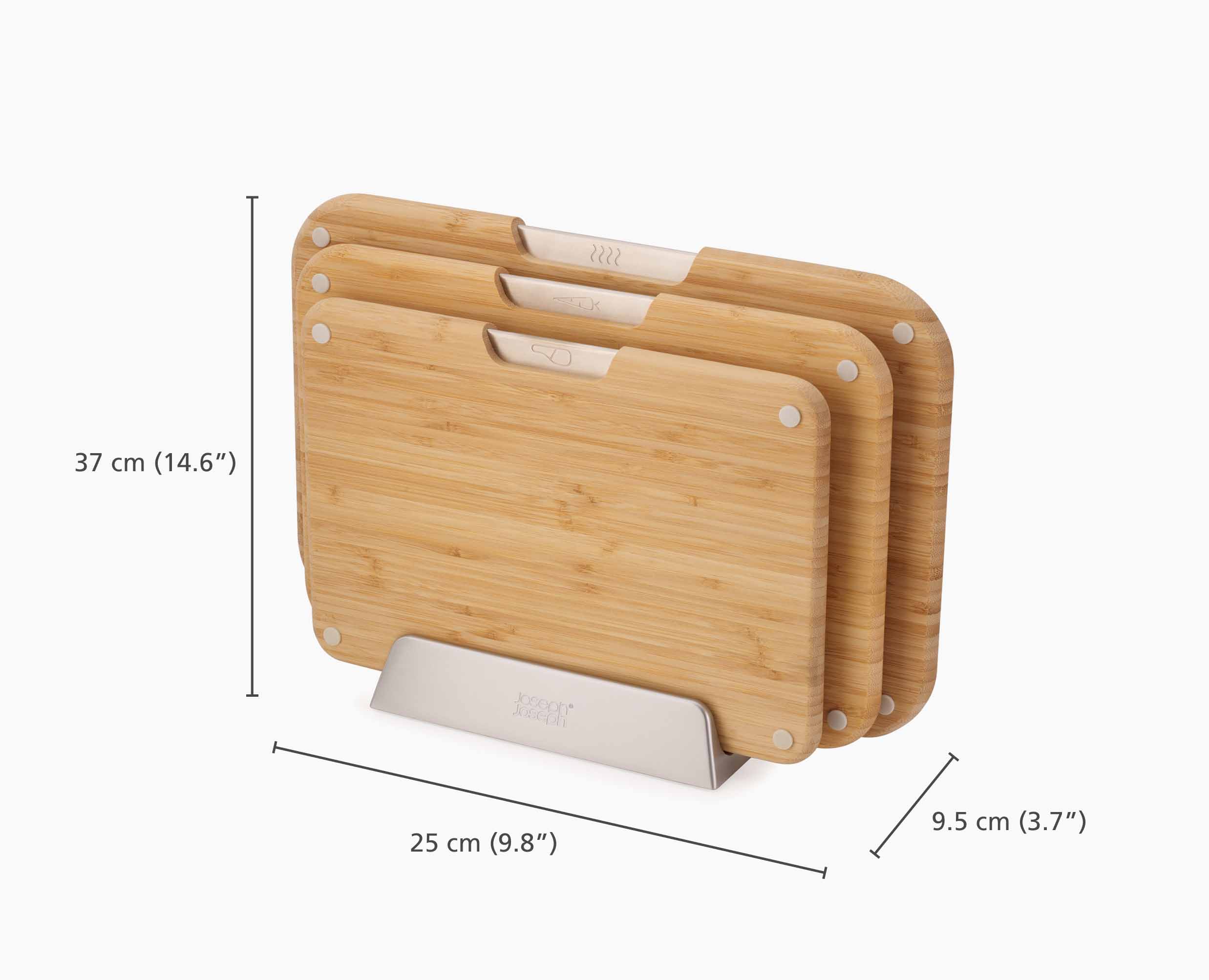 Nest Boards 3-piece Bamboo Chopping Board Set - Image 7