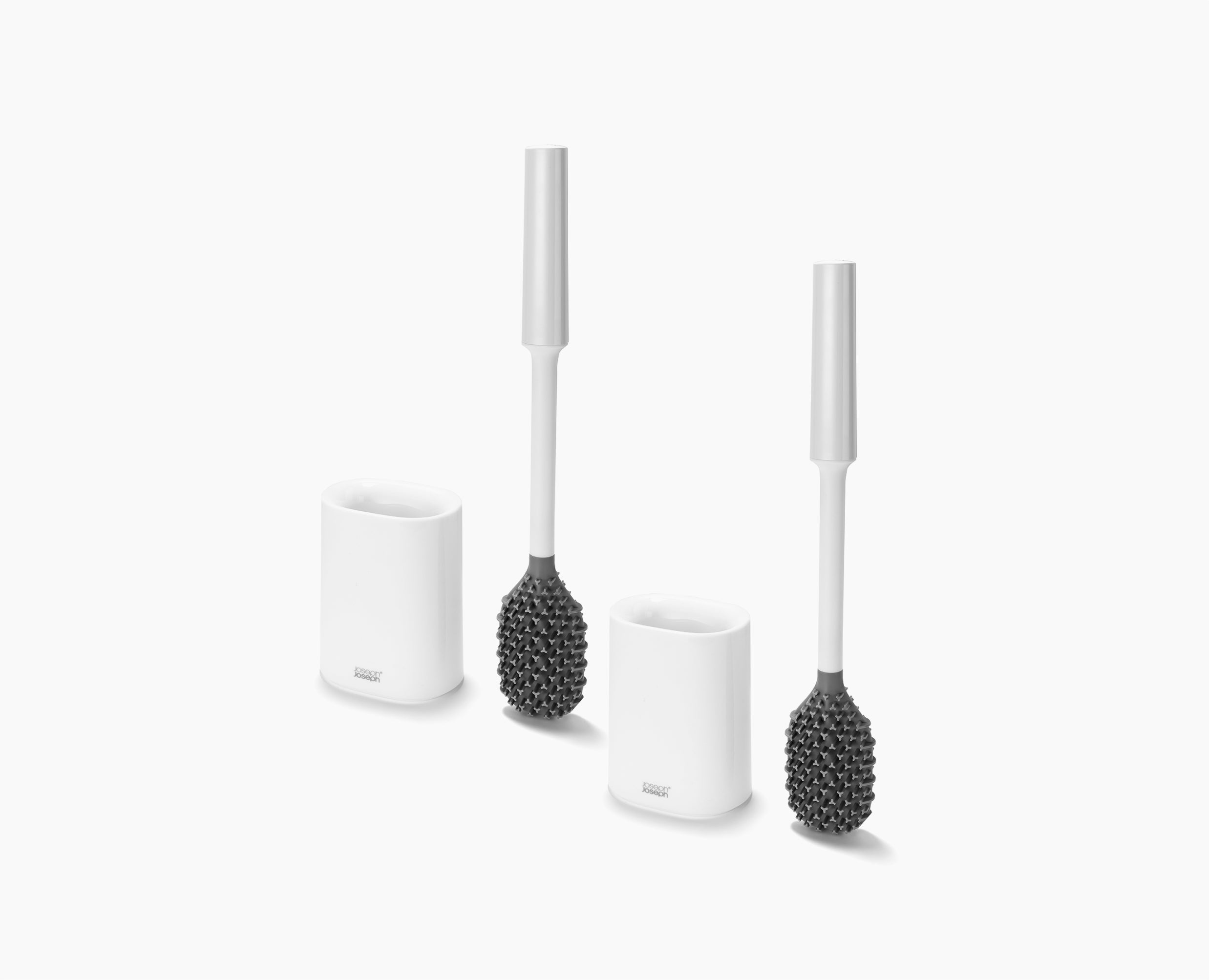 Flex TriBlade Lite Pack of 2 White Toilet Brushes